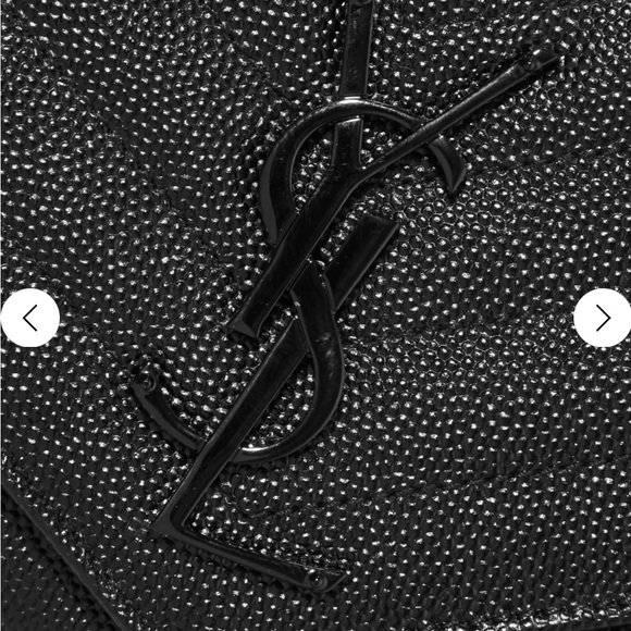 Yves Saint Laurent Monogram Large Wallet on Chain, Grained Leather - Picture 10 of 14